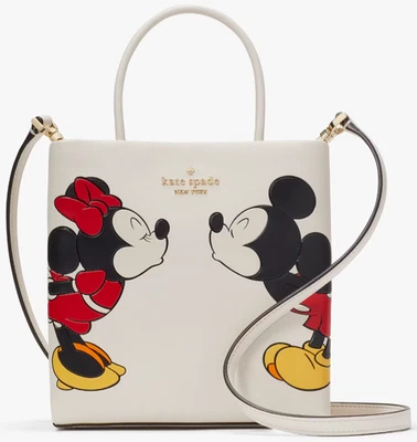 Kate Spade Disney X Minnie Mouse Mini Tote Ivory White Bag KG591 NWT $329 Retail - Image 1 of 4