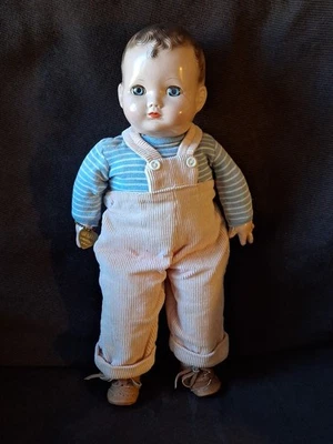 Conjunto Original Muñeca Bebé Niño Sweetie Pie Composición y Tela Effanbee Vintage Foto 1 de 4