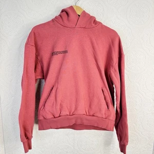 Pangaia Women's Hoodie Long Sleeves Pocket Pullover Box Sweatshirt Pink Size XS - Picture 1 of 6