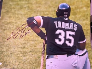 Frank Thomas Signed 16x20 Photo Chicago White Sox JSA COA - Picture 1 of 1