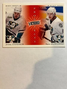 2000-01 Upper Deck Victory Prospects - STEVENSON / BALMOCHNYKH #272 Rookie RC - Picture 1 of 1