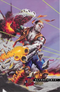 Fleer Random Ultra Prints trading card Jumbo 6-1/2"-10" X-Men rivenditore esclusivo - Foto 1 di 1