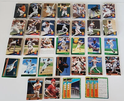 1993 BASEBALL Leaf Series 1 #1-220 Score Select Topps Stadium Club CARDS - Image 1 of 3