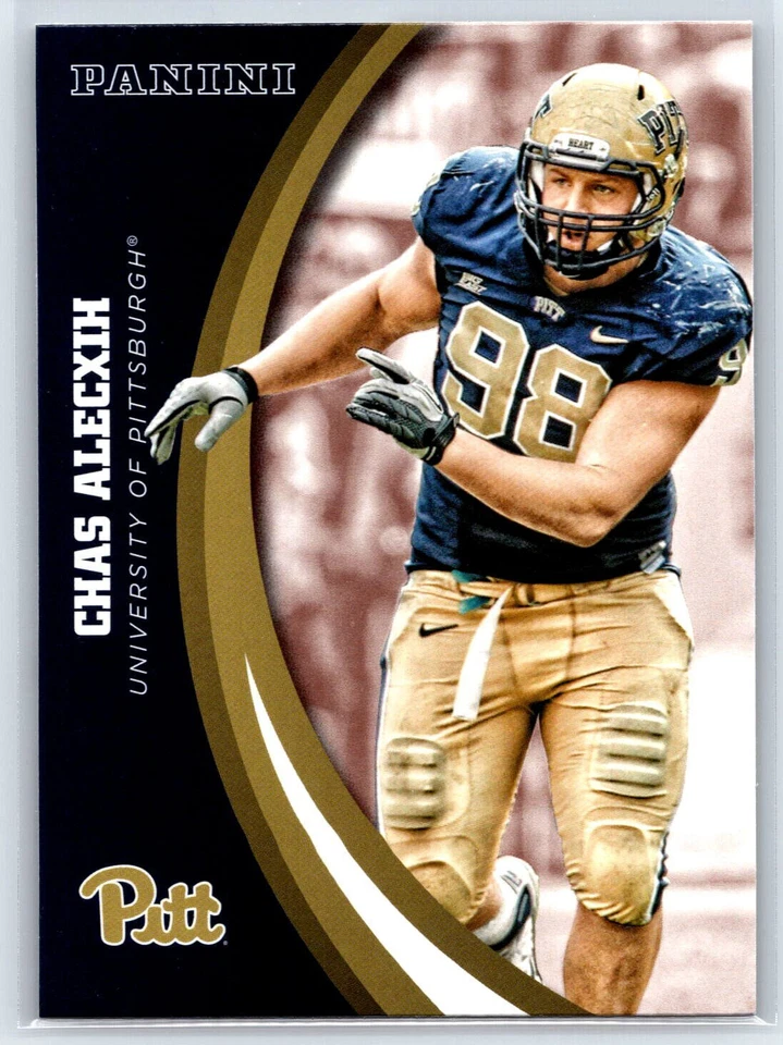 2016 Panini Collegiate Pitt Chas Alecxih #12 - Image 1 of 2
