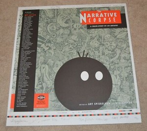ART SPIEGELMAN NARRATIVE CORPSE SIGNED PRINT N CHARLES BURNS MARK BEYER L/E RARE