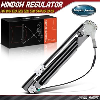 Rear Right Power Window Regulator for BMW E39 525i 530i 2001-2003 528i 540i M5 - Image 1 of 4