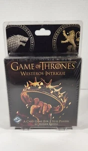 GAME OF THRONES FANTASY FLIGHT WESTEROS INTRIGUE GIOCO DI CARTE NUOVO SIGILLATO - Foto 1 di 7