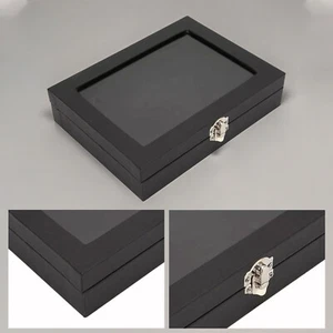 Vetrina vetrina medaglie militari spilla toppe scatola ombra conservazione ordinata - Foto 1 di 10