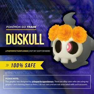 Duskull Cempasuchil Crown Pokemon #355 GO Gen 3 Hoenn - Picture 1 of 4