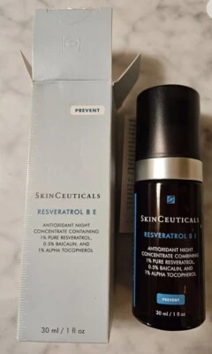 SKINCEUTICALS RESVERATROL B E Night FullSize 1 Oz Authentic Read Entire Listing - Image 1 of 3