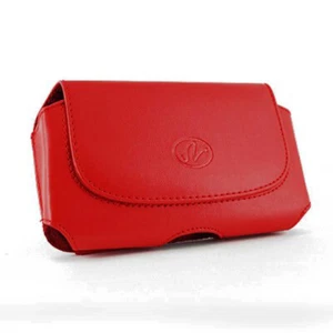 Wider Red Holster Pouch Fits with Hard Shell Cover Case 6.1 x 3.58 x 0.7 inch - Picture 1 of 2