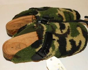 Zapatos para mujer Sherpa zueco talla 7 verde camuflaje - Imagen 1 de 6