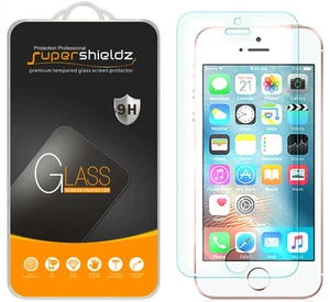 Supershieldz Tempered Glass Screen Protector for iPhone SE (1st Gen) - Picture 1 of 5