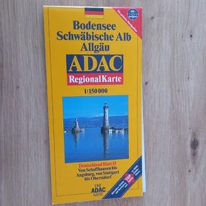 Bodensee,Schwäbische Alb,Allgäu-ADAC Regionalkarte,1:150 000 - Bild 1 von 2