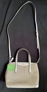 Kate Spade Rose Gold Shimmer Cross Body Satchel 7-1/2" X 11" X 3-3'4" NEW! - Picture 1 of 7