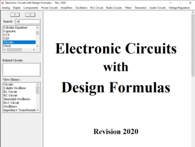  Electronic Circuits with Design Formulas  - Image 1 of 4