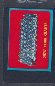 1963 Topps #060 New York Giants Team EX *81 - Picture 1 of 1