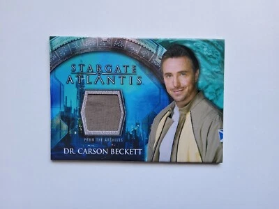 Stargate Atlantis Season 3 & 4 Costume Card Dr. Carson Beckett - Grey Jacket - Image 1 of 2