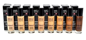 Make Up For Ever Reboot Active Care-In Foundation (Choose Shade)- DISCONTINUED - Picture 1 of 17