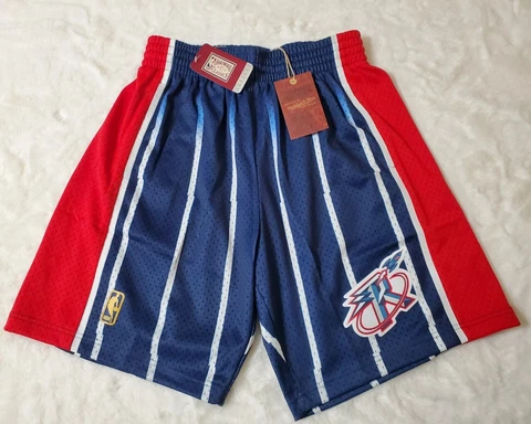 Men's Mitchell & Ness NBA Swingman Road Shorts Houston Rockets 96-97 SZ Medium Cover