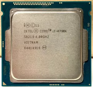 Intel Core i7-4790K SR219 4.00 GHZ 4th Gen CPU LGA1151 Processor X441A916 - Picture 1 of 1
