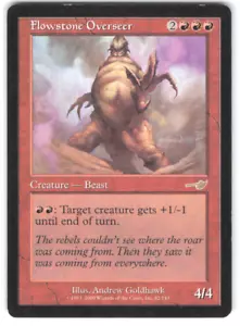 Magic the Gathering MTG Flowstone Overseer Nemesis Rare - Picture 1 of 2