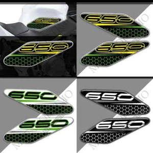 Kawasaki Ninja Z650 VERSYS Motorcycle Fuel Tank Pad Knee Guard Fish Bone Sticker - Picture 1 of 36