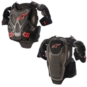 2024 Alpinestars A-6 Roost MX Motocross Offroad ATV Chest Protector - Black/Red - Bild 1 von 3