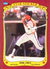 1986 Fleer Star Stickers Baseball Pick Your Card Complete Your Set