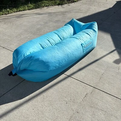 Benkii Inflatable Air Sofa. Beach. Pool. Park. Blue. - Image 1 of 4