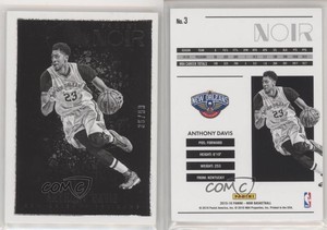 2015-16 Panini Noir Black and White /99 Anthony Davis #3