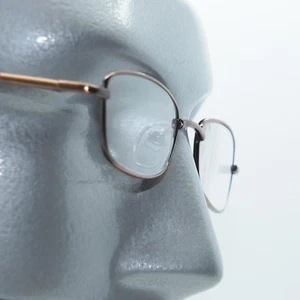 Reading Glasses Classic No Fuss Elegant Bronze Metal Frame +1.75 Lens - Picture 1 of 4