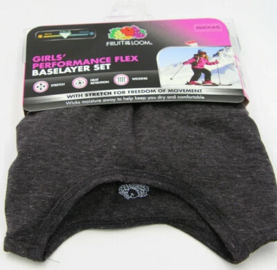Juego de Capa Base Flexible Rendimiento Fruit of the Loom Niñas Elástica Talla S XS Foto 1 de 2