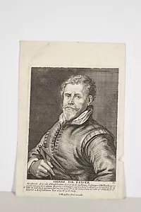 Henri de KEYSER architecte sculpteur Amsterdam Renaissance Hollande Gravure XVII - Picture 1 of 1