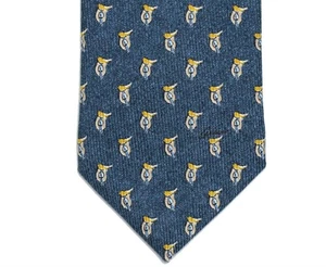 GUCCI CORBATA FIRMA LOGO SILLÍN ESTAMPADO SEDA 358879 NUEVO AUTÉNTICO - Imagen 1 de 6