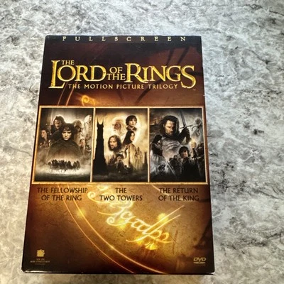 The Lord Of The Rings - The Motion Picture Trilogy (Full Screen Edition) - DVD - Foto 1 de 4