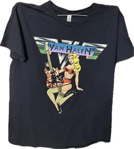 Camicia vintage Van Halen cotone unisex concerto dalla S alla 5XL US1259 - Foto 1 di 2