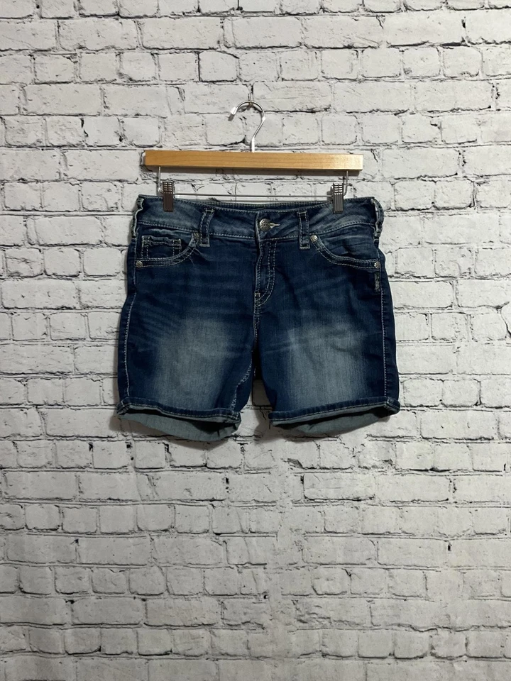 Pantalones cortos de mezclilla Silver Jeans Co. Suki Mid Short W31 L4.5 Foto 1 de 4