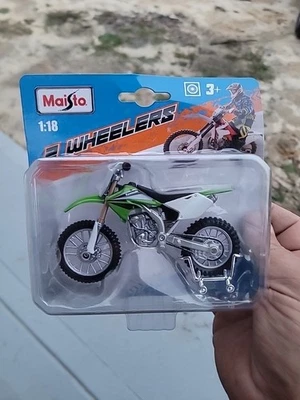 Kawasaki KX 250F Maisto 2 ruedas escala 1:18 Foto 1 de 4