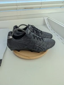 Botas de fútbol Asics Lethal Tigreor negras para hombre EE. UU. 11,5 EUR 45 ANCHO botín de fútbol - Imagen 1 de 9