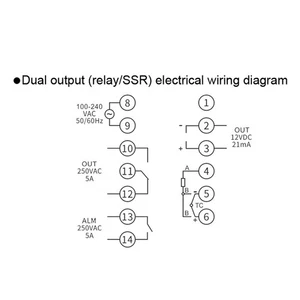 0~400℃ Adjustable Intelligent Precise Temperature Controller Digital Relay TDW - Picture 1 of 9