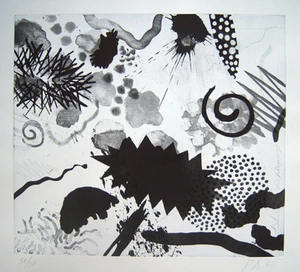 Grabado original firmado 1982 por Peter Alexander - Imagen 1 de 2