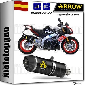 ARROW ESCAPE + HOM RACE-TECH NEGRO C APRILIA TUONO V4 1100 RR FACTORY 2015 15 - Imagen 1 de 5