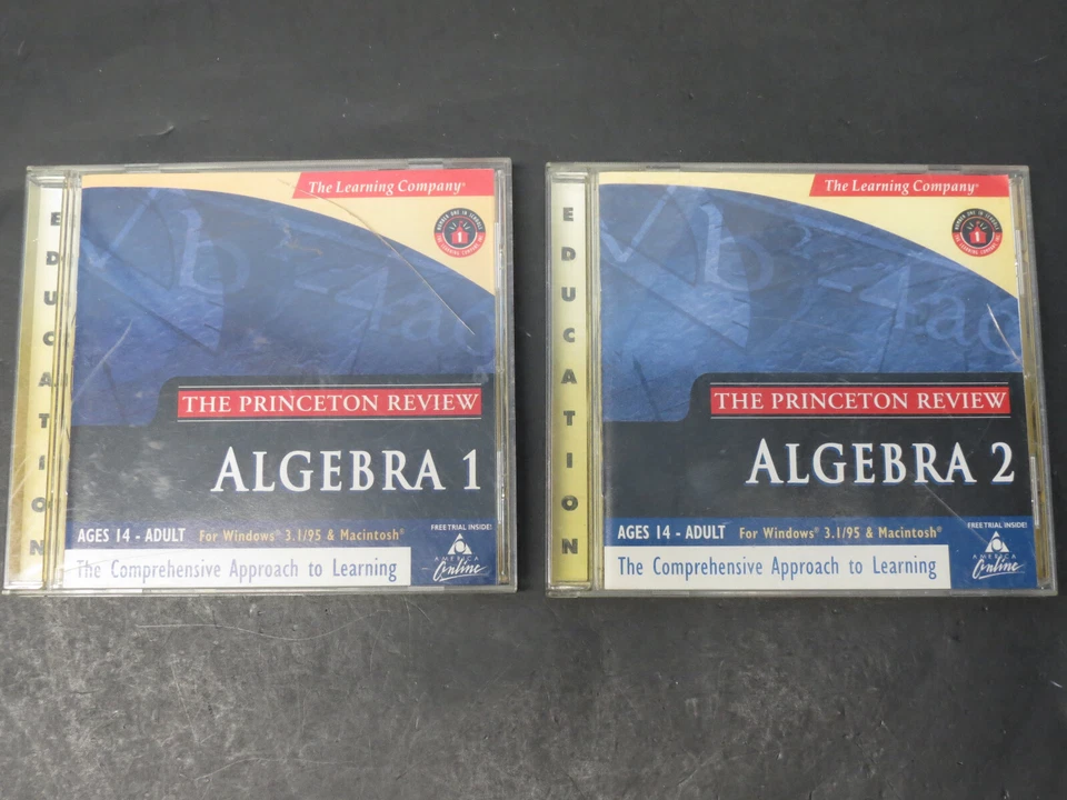 The Princeton Review Algebra 1 & 2 (PC/Mac) The Learning Company - Image 1 of 4