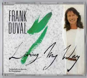 Frank Duval Maxi-CD LIVING MY WAY 1990 Teldec 9031-71616-2 OST Derrick ZDF 3-tr - Picture 1 of 2