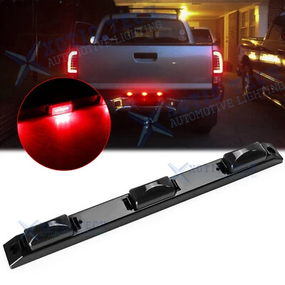 1x Red Smoked LED Rear Truck Tailgate Light Bar For Toyota Tacoma Tundra 4Runner - Image 1 of 4