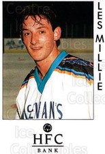1995-96 UK British Elite Sheffield Steelers #7 Les Millie