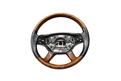 07-10 梅赛德斯-奔驰 S600 CL550 4 辐条方向盘黑色带桨木 Oem — 第 1/4 张图片
