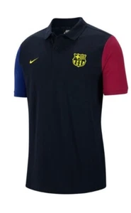 Nike Barcelona Fußballverein Poloshirt UK klein neu mit Etikett - Bild 1 von 2
