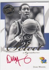 2008 Press Pass Legends Danny Manning On Card Red Autograph Auto Signatures